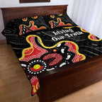 Australia Aboriginal Children's Day Quilt Bed Set Living Our Truth Indigenous Pattern