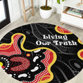 Australia Aboriginal Children's Day Round Carpet Living Our Truth Indigenous Pattern