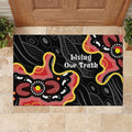 Australia Aboriginal Children's Day Rubber Doormat Living Our Truth Indigenous Pattern