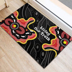 Australia Aboriginal Children's Day Rubber Doormat Living Our Truth Indigenous Pattern