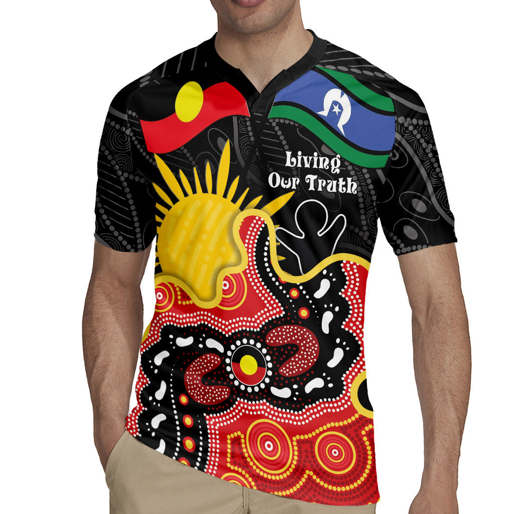 Personalised Australia Aboriginal Children's Day Rugby Jersey Living Our Truth Indigenous Pattern