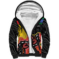 Personalised Australia Aboriginal Children's Day Sherpa Hoodie Living Our Truth Indigenous Pattern