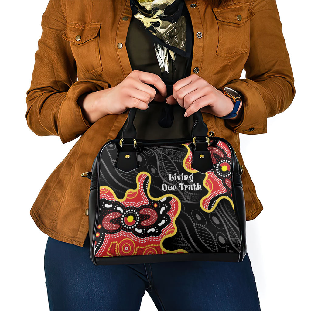 Australia Aboriginal Children's Day Shoulder Handbag Living Our Truth Indigenous Pattern