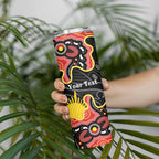 Personalised Australia Aboriginal Children's Day Skinny Tumbler Living Our Truth Indigenous Pattern