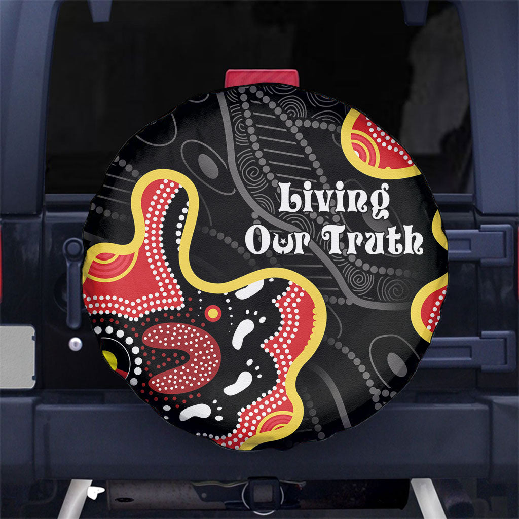 Australia Aboriginal Children's Day Spare Tire Cover Living Our Truth Indigenous Pattern