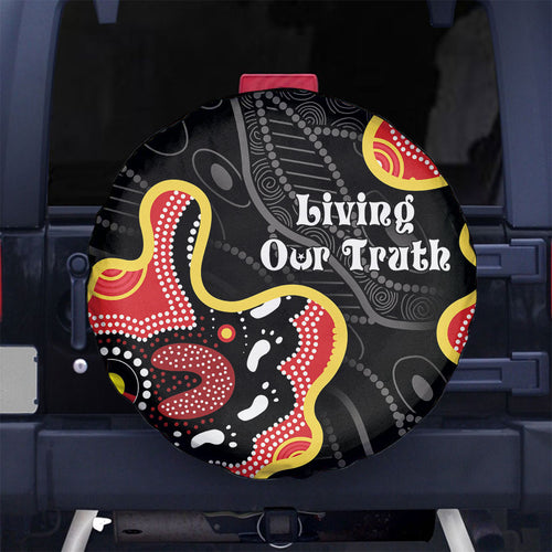 Australia Aboriginal Children's Day Spare Tire Cover Living Our Truth Indigenous Pattern