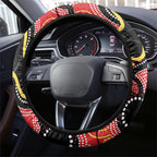 Australia Aboriginal Children's Day Steering Wheel Cover Living Our Truth Indigenous Pattern