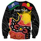 Personalised Australia Aboriginal Children's Day Sweatshirt Living Our Truth Indigenous Pattern