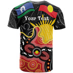 Personalised Australia Aboriginal Children's Day T Shirt Living Our Truth Indigenous Pattern