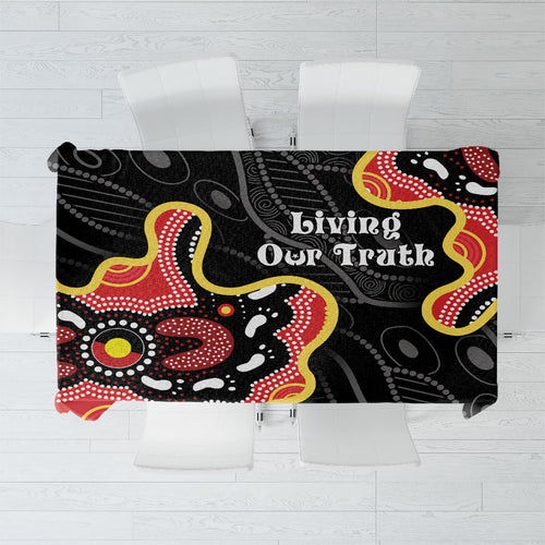 Australia Aboriginal Children's Day Tablecloth Living Our Truth Indigenous Pattern