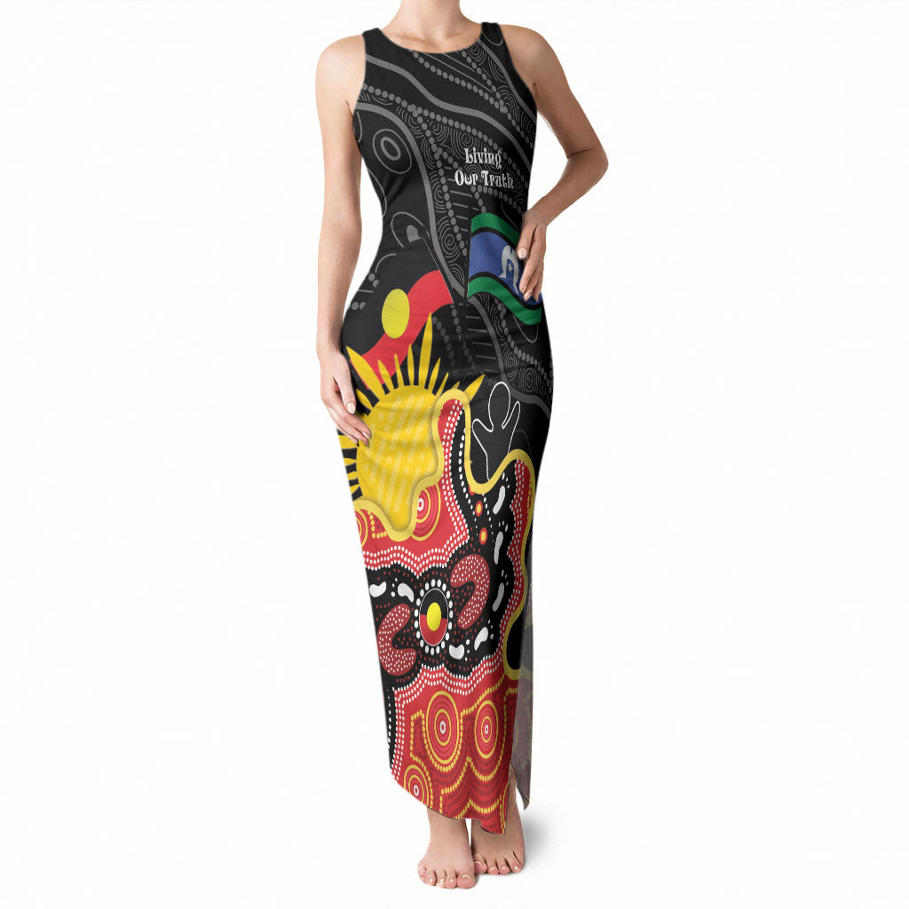 Personalised Australia Aboriginal Children's Day Tank Maxi Dress Living Our Truth Indigenous Pattern