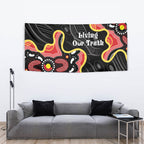 Australia Aboriginal Children's Day Tapestry Living Our Truth Indigenous Pattern