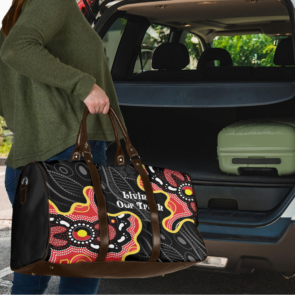 Australia Aboriginal Children's Day Travel Bag Living Our Truth Indigenous Pattern