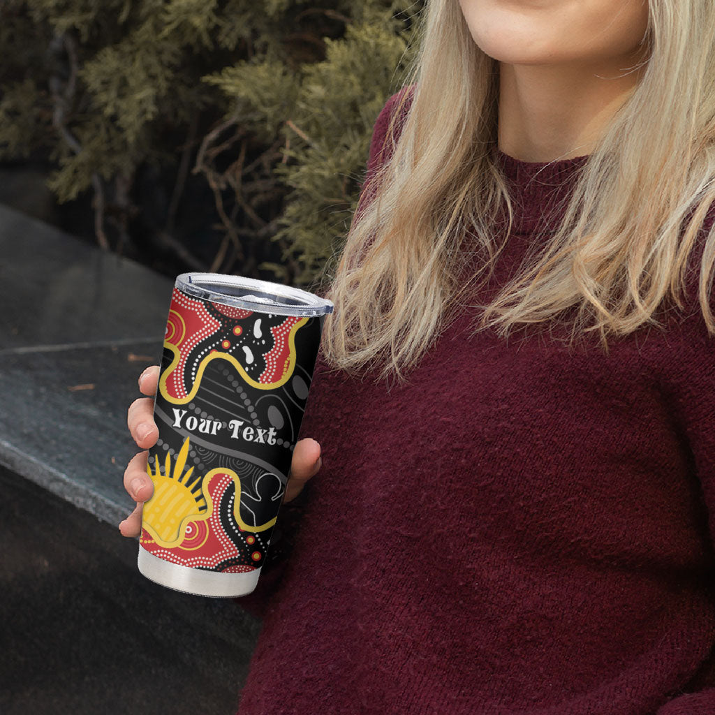Personalised Australia Aboriginal Children's Day Tumbler Cup Living Our Truth Indigenous Pattern