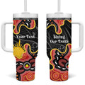 Personalised Australia Aboriginal Children's Day Tumbler With Handle Living Our Truth Indigenous Pattern