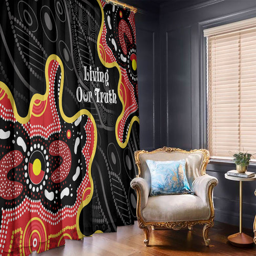 Australia Aboriginal Children's Day Window Curtain Living Our Truth Indigenous Pattern
