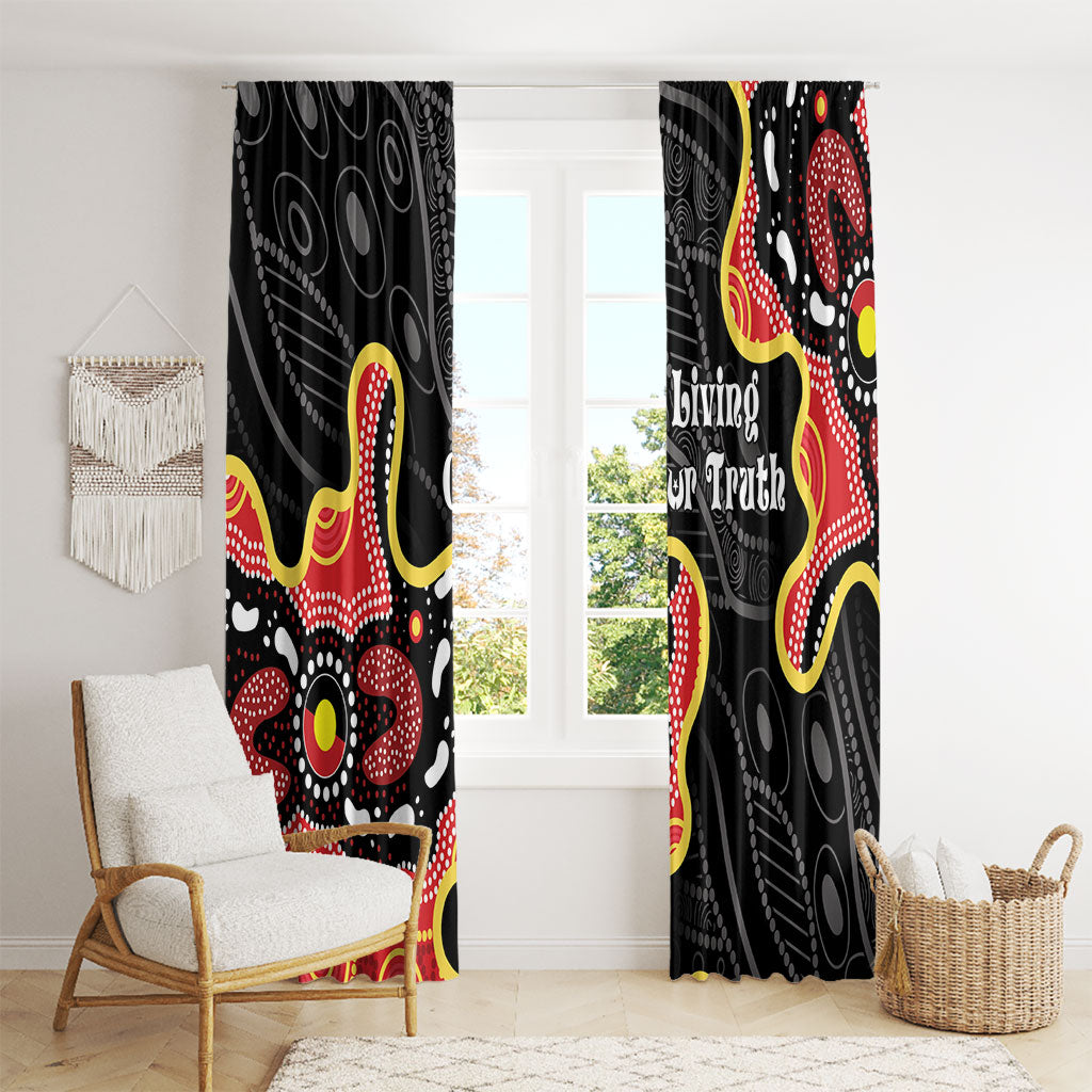 Australia Aboriginal Children's Day Window Curtain Living Our Truth Indigenous Pattern