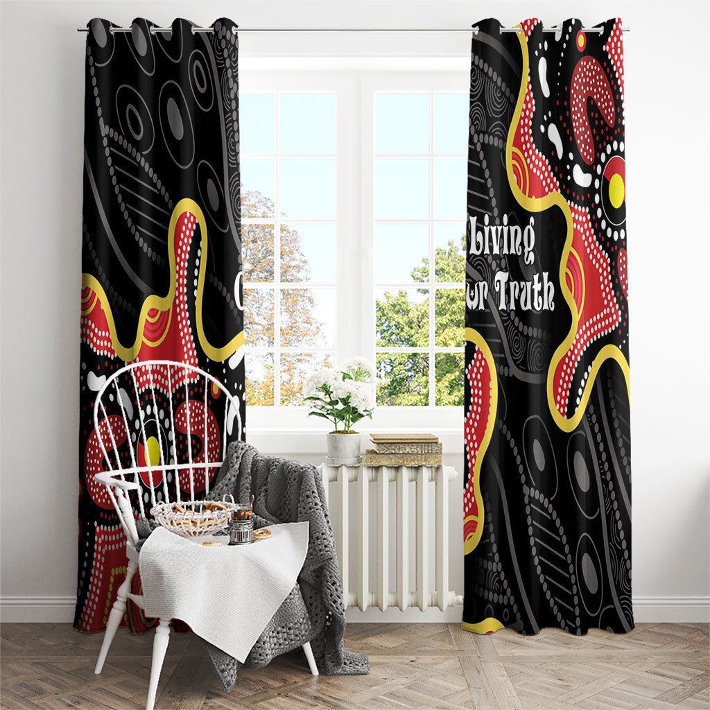 Australia Aboriginal Children's Day Window Curtain Living Our Truth Indigenous Pattern