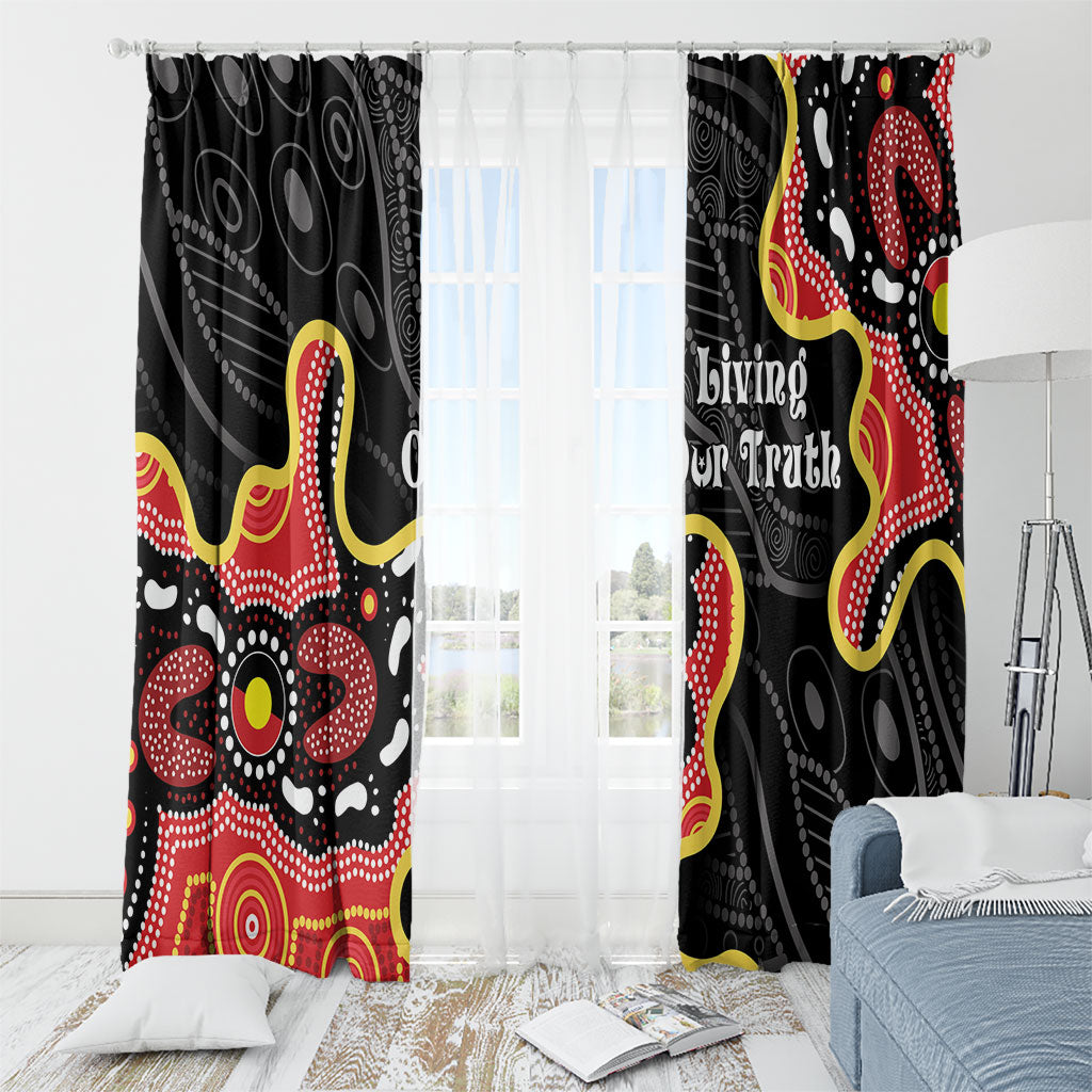 Australia Aboriginal Children's Day Window Curtain Living Our Truth Indigenous Pattern