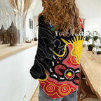 Personalised Australia Aboriginal Children's Day Women Casual Shirt Living Our Truth Indigenous Pattern