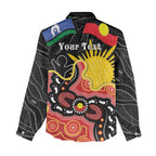 Personalised Australia Aboriginal Children's Day Women Casual Shirt Living Our Truth Indigenous Pattern
