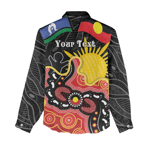 Personalised Australia Aboriginal Children's Day Women Casual Shirt Living Our Truth Indigenous Pattern