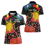 Personalised Australia Aboriginal Children's Day Women Polo Shirt Living Our Truth Indigenous Pattern