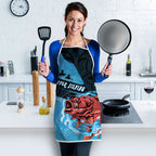 Snapper Fishing New Zealand Apron Tamure Fish Hook Maori Pattern