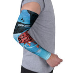 Personalised Snapper Fishing New Zealand Arm Sleeves Tamure Fish Hook Maori Pattern