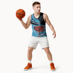 Personalised Snapper Fishing New Zealand Basketball Jersey Tamure Fish Hook Maori Pattern