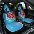 Snapper Fishing New Zealand Car Seat Cover Tamure Fish Hook Maori Pattern