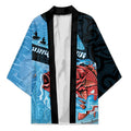 Personalised Snapper Fishing New Zealand Kimono Tamure Fish Hook Maori Pattern