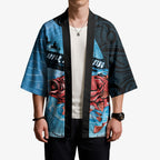 Personalised Snapper Fishing New Zealand Kimono Tamure Fish Hook Maori Pattern