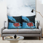 Snapper Fishing New Zealand Pillow Cover Tamure Fish Hook Maori Pattern