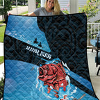 Snapper Fishing New Zealand Quilt Tamure Fish Hook Maori Pattern
