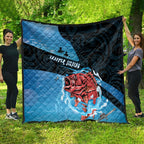 Snapper Fishing New Zealand Quilt Tamure Fish Hook Maori Pattern
