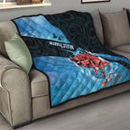 Snapper Fishing New Zealand Quilt Tamure Fish Hook Maori Pattern