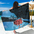 Snapper Fishing New Zealand Sarong Tamure Fish Hook Maori Pattern