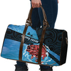 Snapper Fishing New Zealand Travel Bag Tamure Fish Hook Maori Pattern