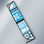 Australia Christmas In July Auto Sun Shade Kookaburra Santa Blue Color