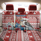 Australia Christmas In July Back Car Seat Cover Kookaburra Santa Red Color
