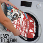 Australia Christmas In July Bathroom Set Kookaburra Santa Red Color