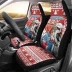 Australia Christmas In July Car Seat Cover Kookaburra Santa Red Color
