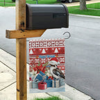 Australia Christmas In July Garden Flag Kookaburra Santa Red Color
