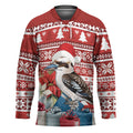 Australia Christmas In July Hockey Jersey Kookaburra Santa Red Color