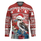 Australia Christmas In July Hockey Jersey Kookaburra Santa Red Color