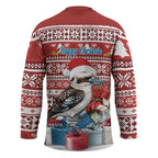 Australia Christmas In July Hockey Jersey Kookaburra Santa Red Color