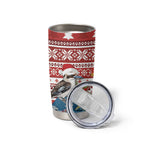 Australia Christmas In July Tumbler Cup Kookaburra Santa Red Color