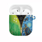 Australian South Sea Islanders National Recognition Day AirPods Case Aussie Sugar Cane Turtle Aboriginal Style