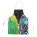 Australian South Sea Islanders National Recognition Day Apron Aussie Sugar Cane Turtle Aboriginal Style